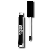 a black liquid eyeliner on a black background