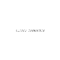 a black background with the word cosmetics on it
